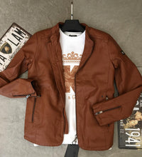 Load image into Gallery viewer, Men Leather Jacket
