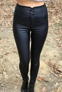 Leather legging