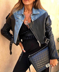 Jacket jeans&leather